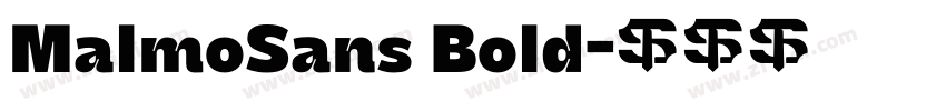 MalmoSans Bold字体转换 MalmoSans Bold字体转换